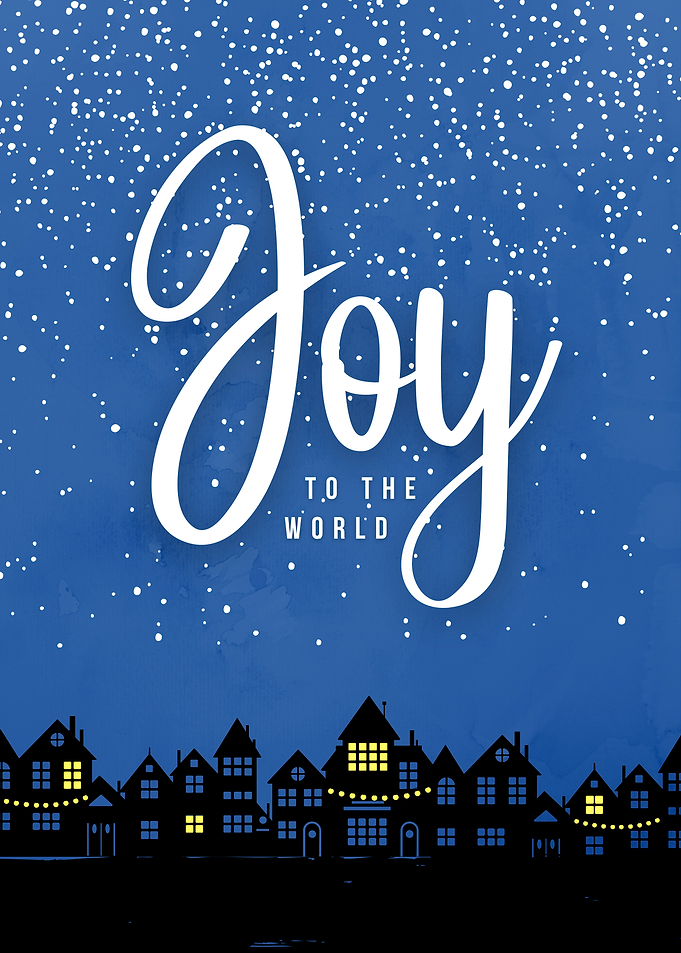 Joy to the World Holiday Card