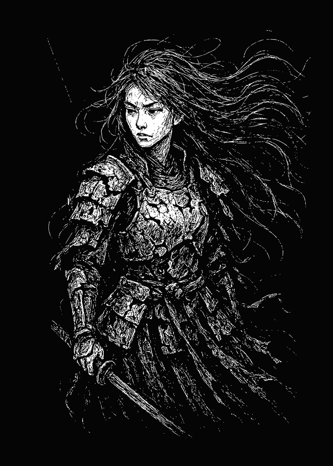 Onna-Bugeisha Sketch