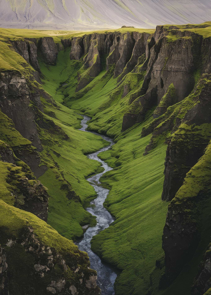 Green Canyon with River
