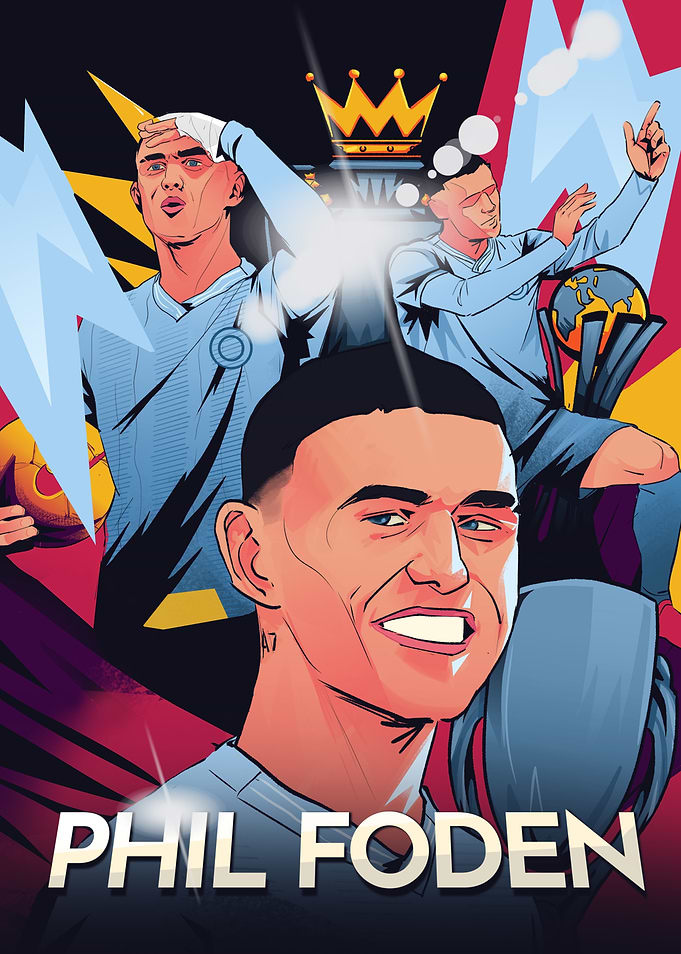 Phil Foden Illustration