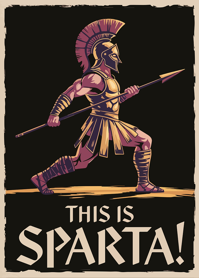 Spartan Warrior Poster