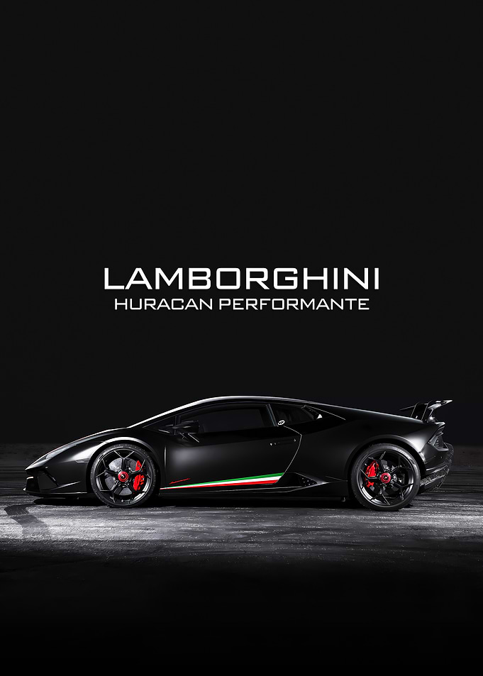 Black Lamborghini Huracan Performante