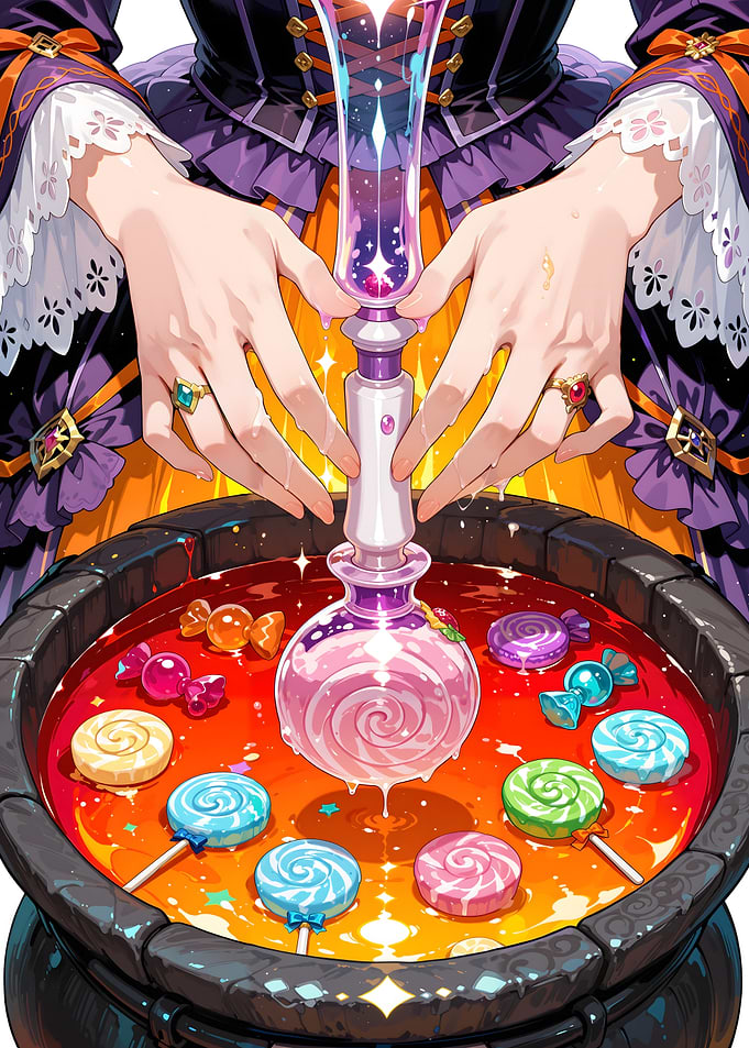 Halloween Candy Witch's Potion