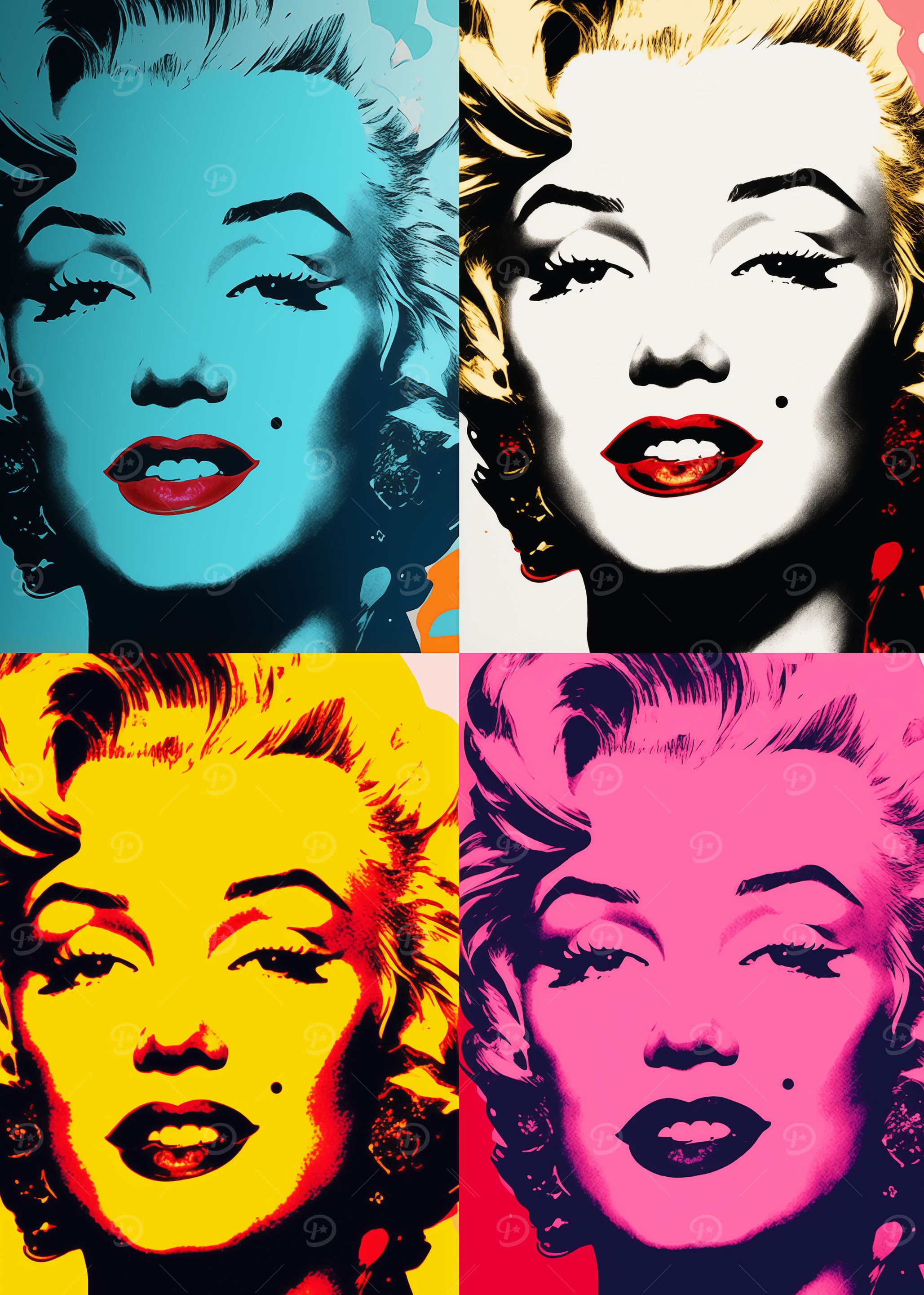 Marilyn Monroe Pop Art Portrait