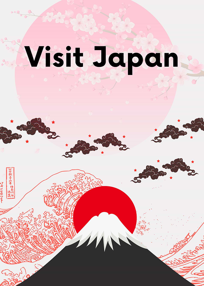 Visit Japan Travel Poster
