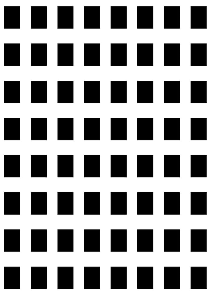 Black Squares on White Grid Pattern