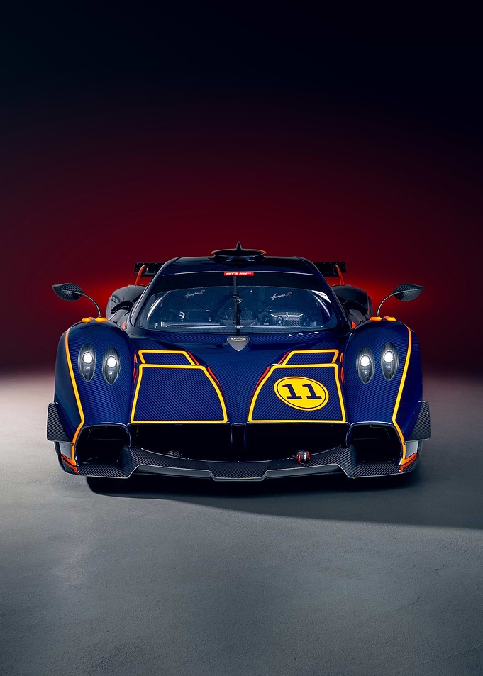 blue pagani huayra r