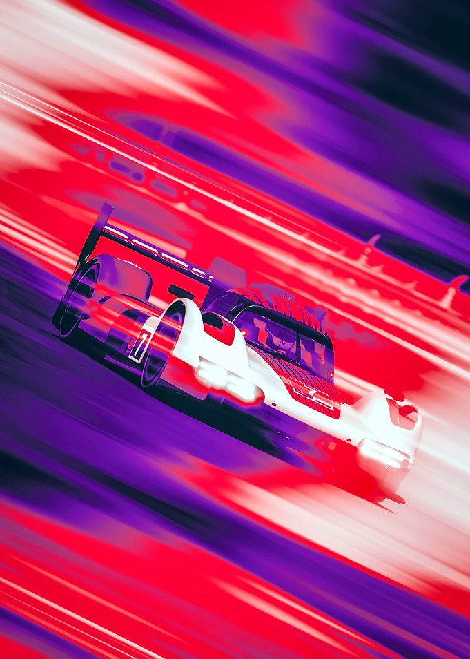 Racing Car Speeding - Motion Series 02