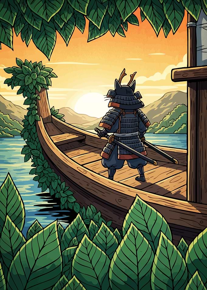 Samurai Cat Boat