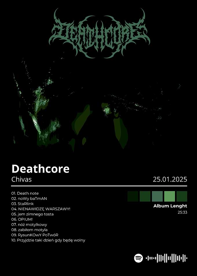 Deathcore Chivas Album Cover Art
