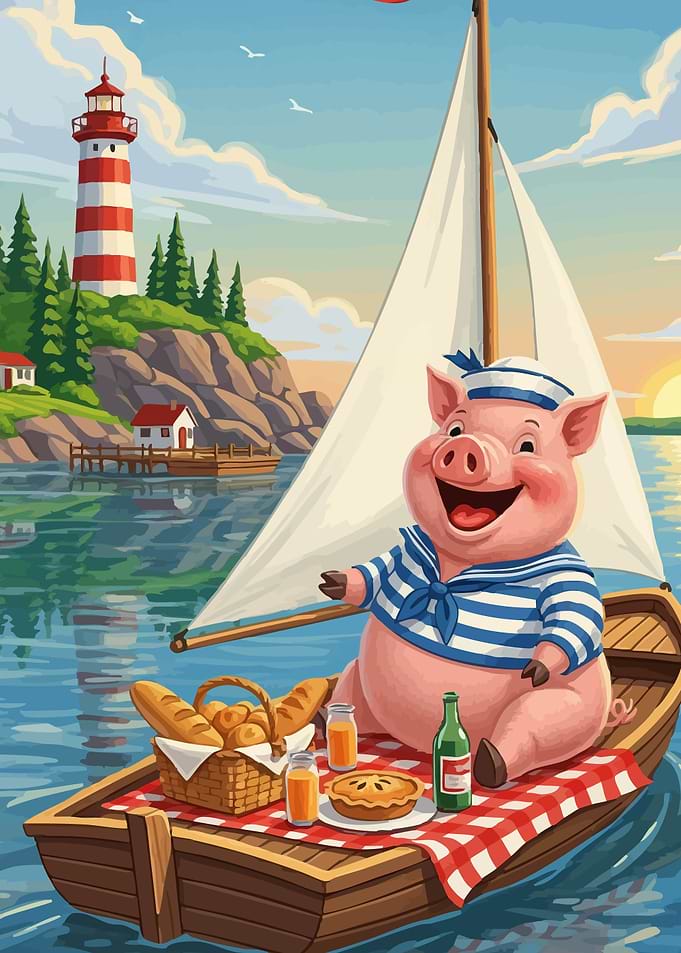 Pig Boat Animal