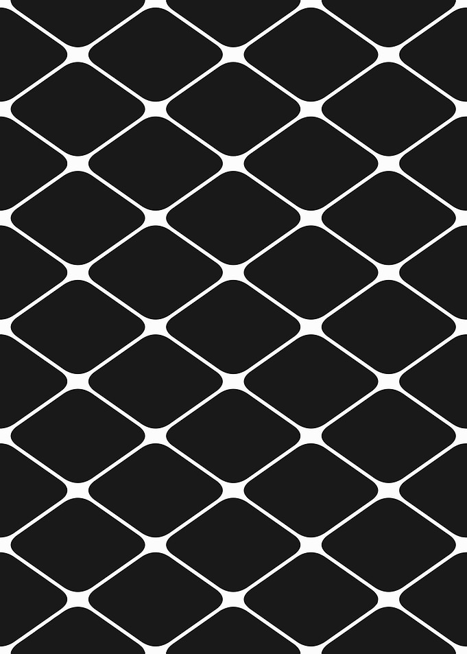 Black and White Diamond Pattern