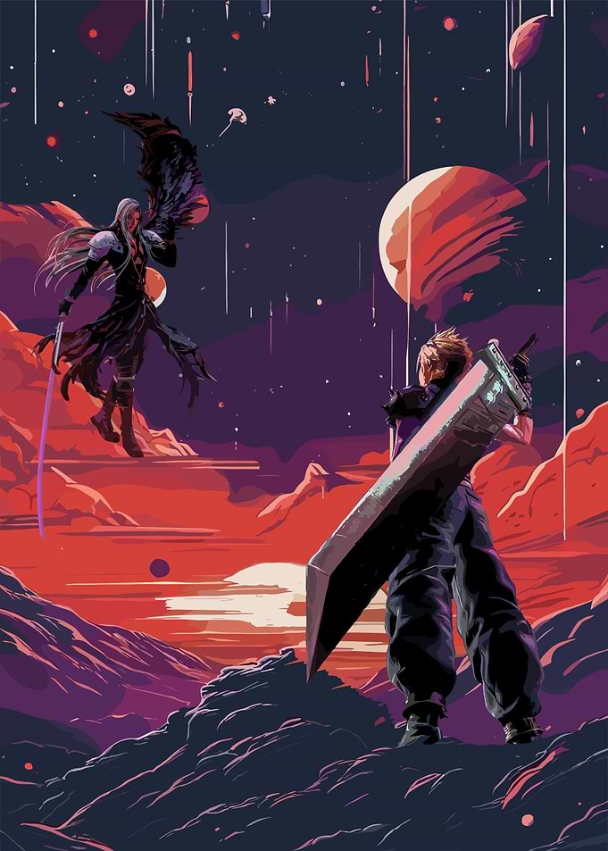 Final Fantasy in Space Battle