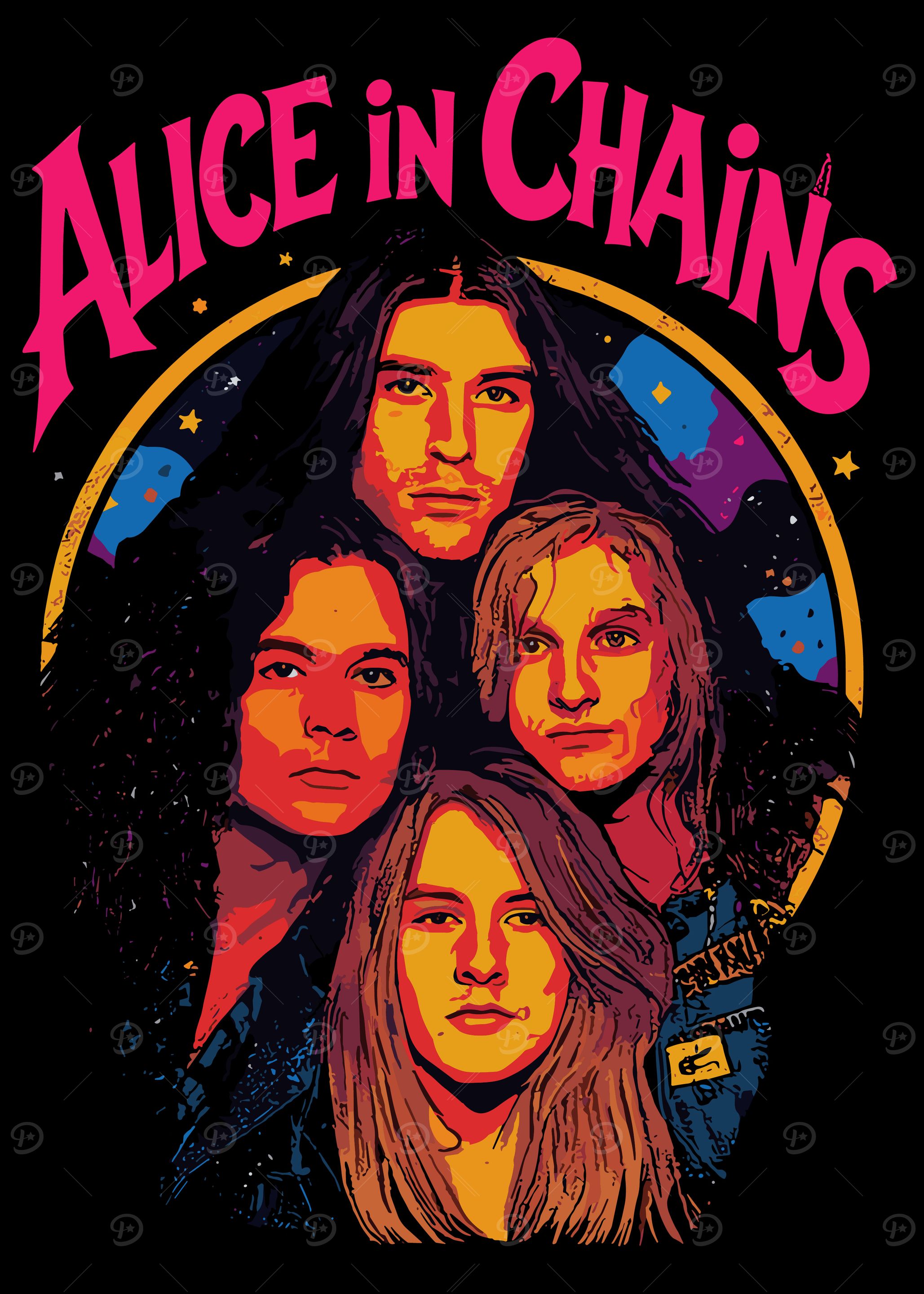 Alice in Chains Band Portrait
