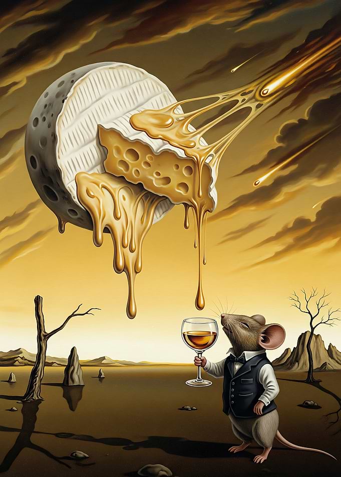 Cheese Moon and Mouse Sommelier