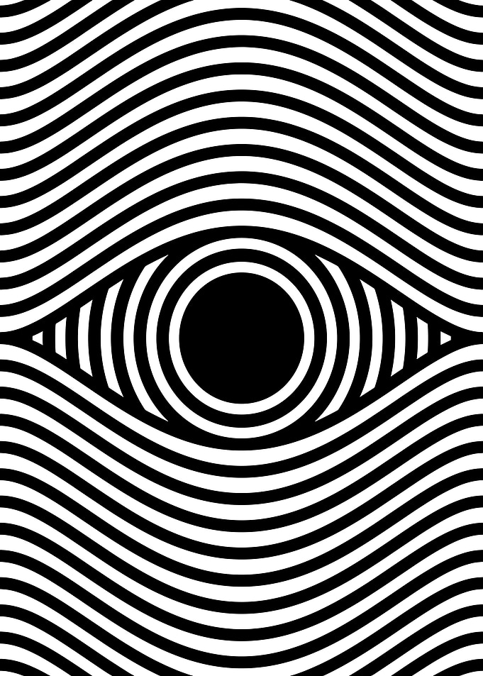 Abstract Eye Illusion