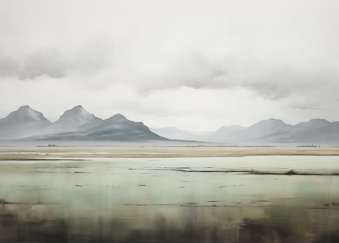 Misty Mountain Landscape
