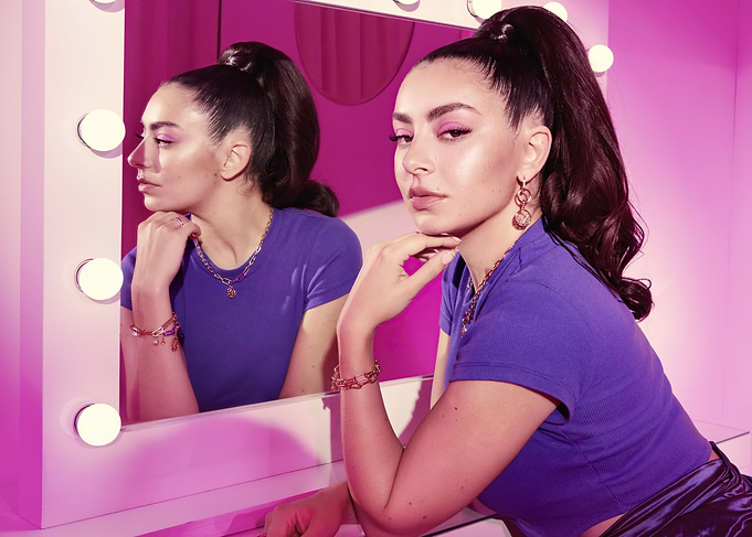 Charli XCX in Purple