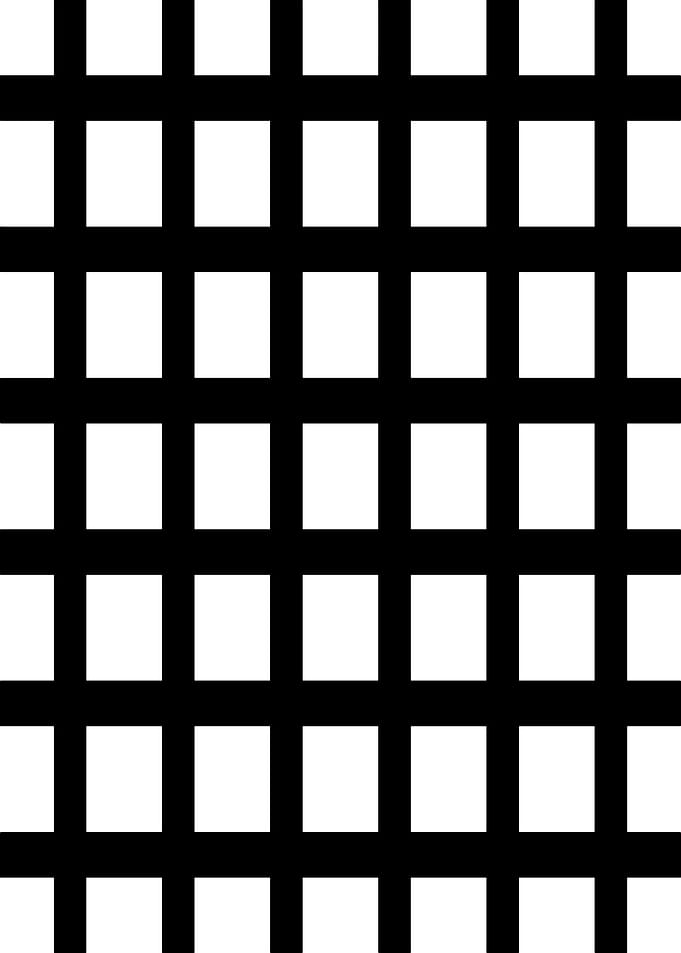 Black and White Grid Pattern