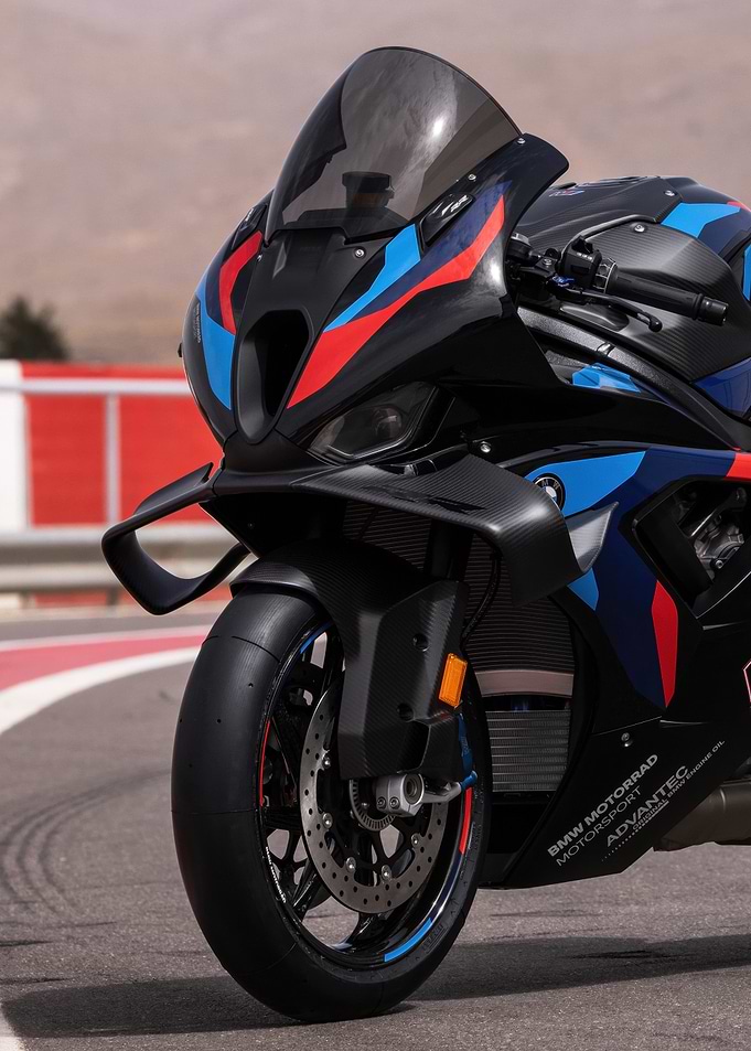 BMW M 1000 RR Motorcycle Close-Up