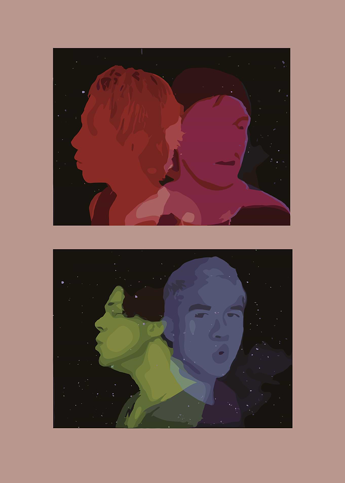 Two Panels of Portraits in Space music