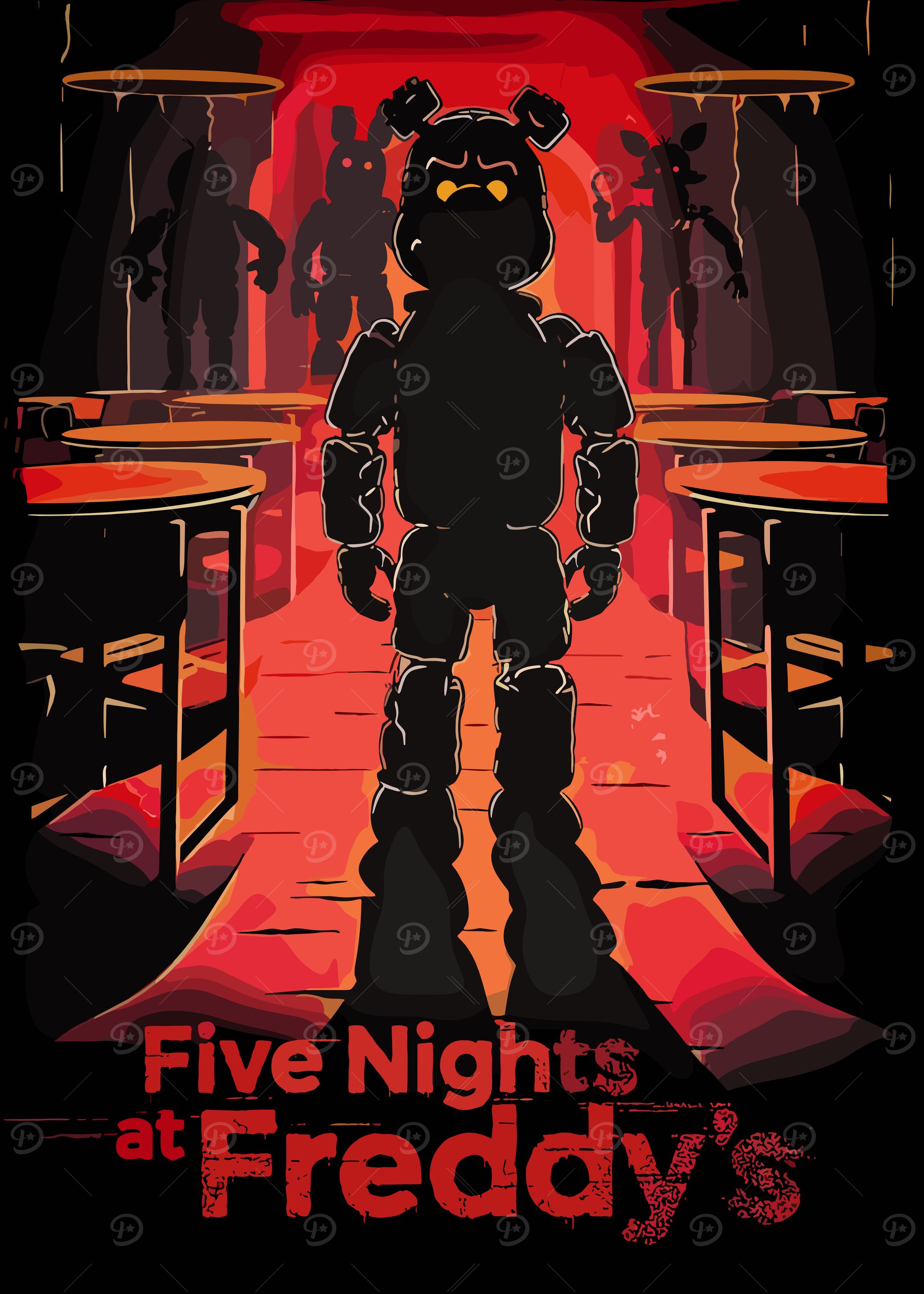 Five Nights at Freddy's Illustration