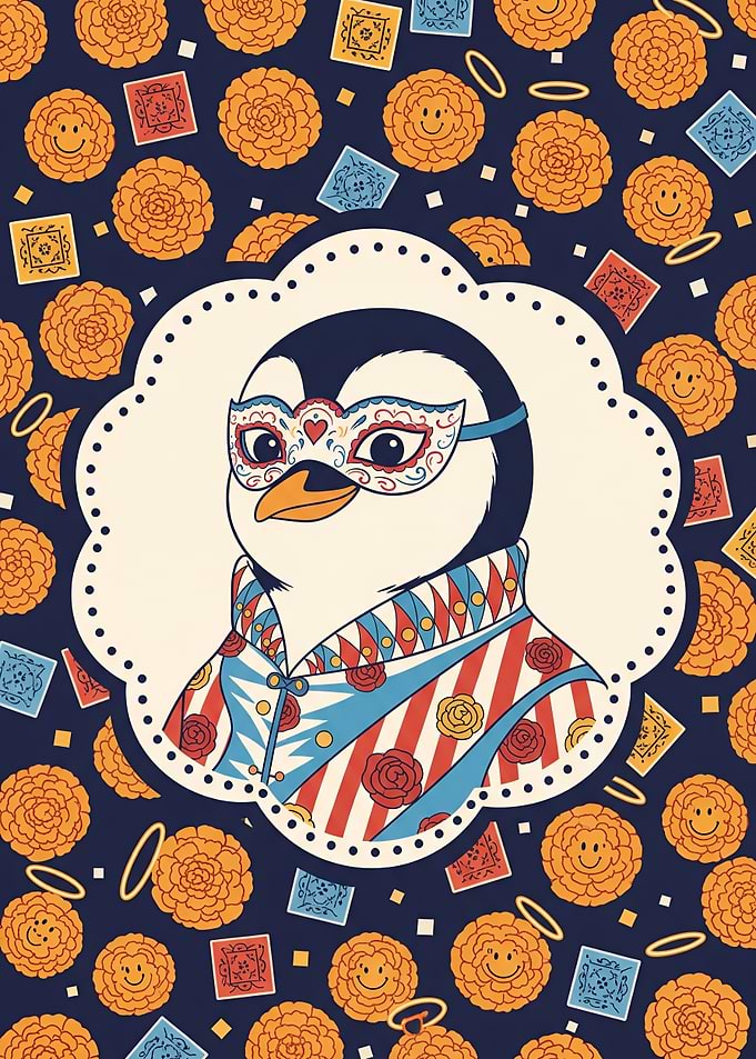 Penguin of the Marigold Moon