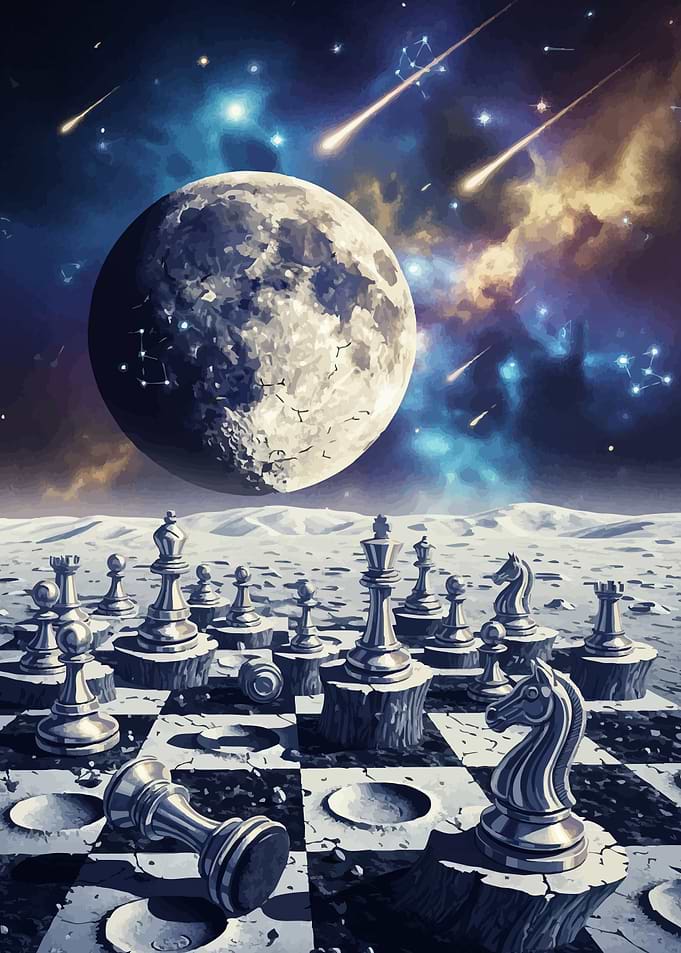 Chess Moon Meteor Showers