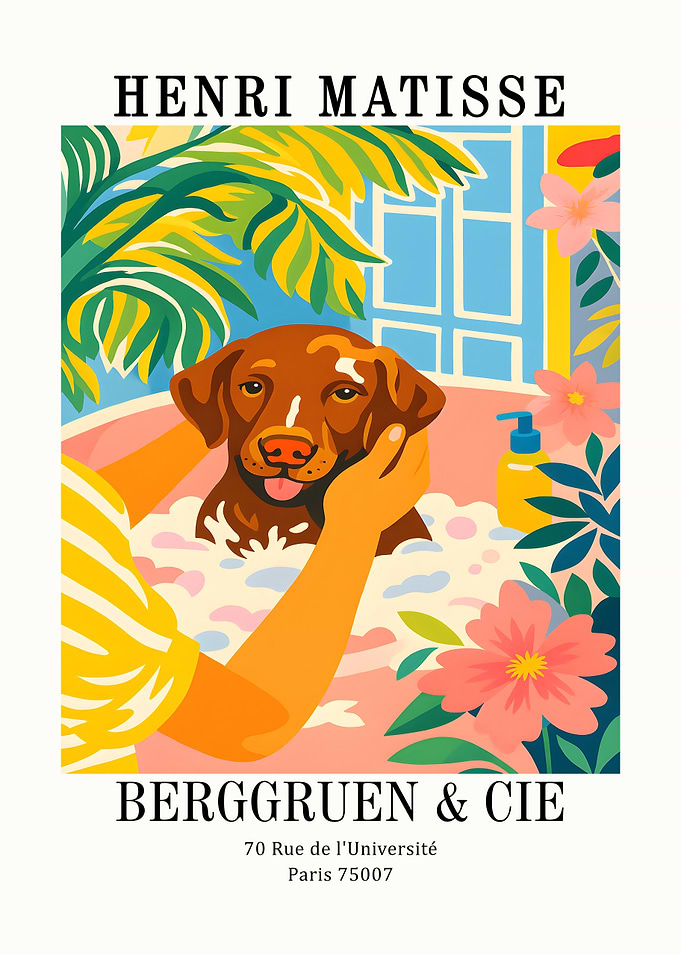 Henri Matisse Dog Bath Art Print