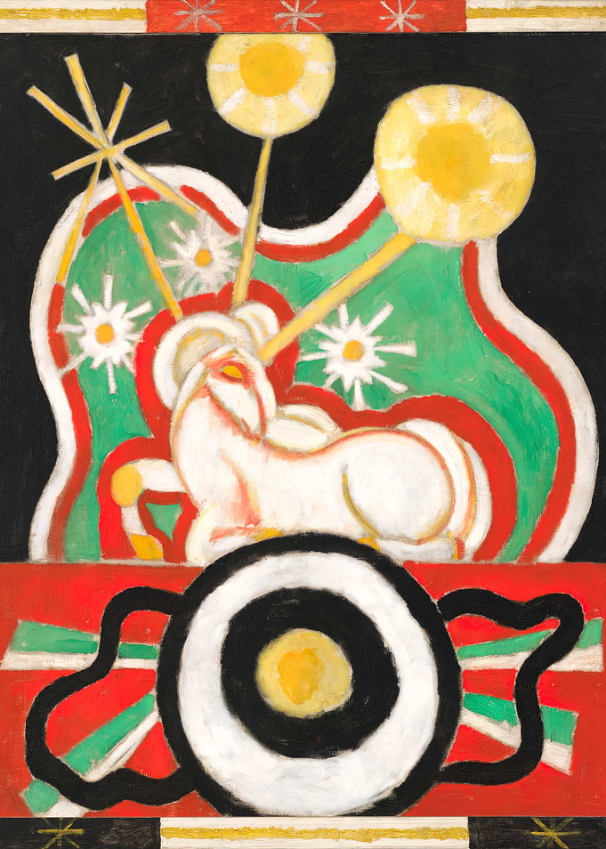 Mystical Lamb Painting