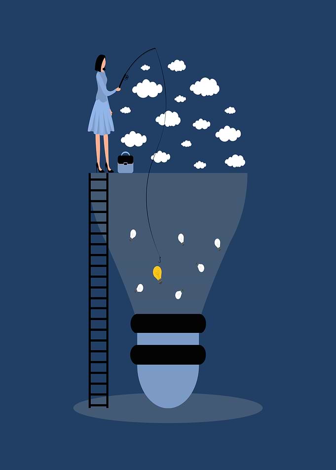 Fishing for Ideas in the Clouds