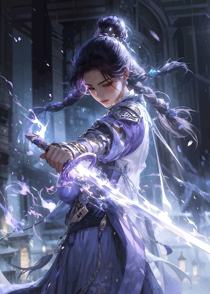 Female Warrior with Sword