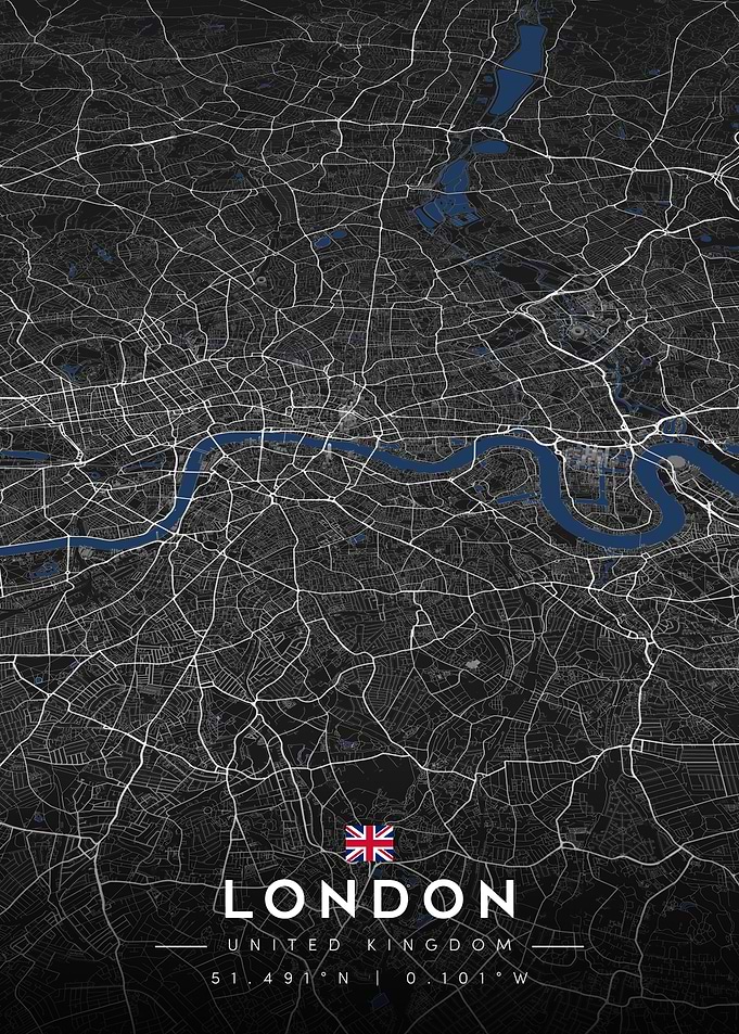 London City Map Art