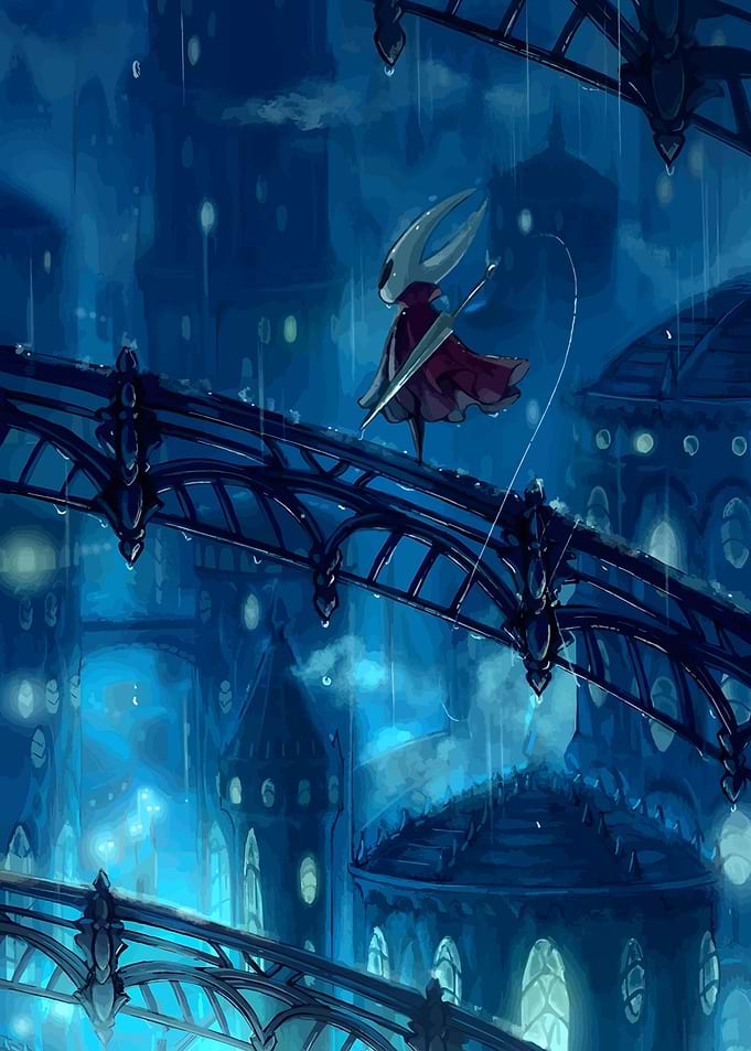 Hornet in the Rain, Hollow Knight