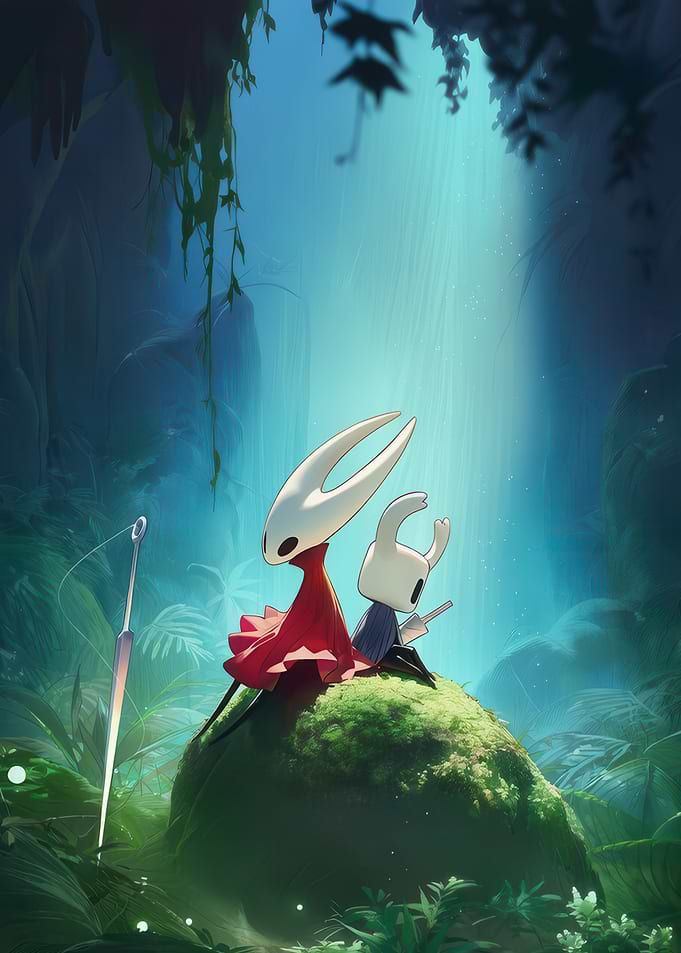 Hollow Knight: Hornet and The Knight