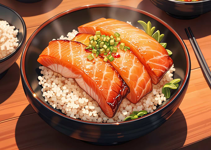 Salmon Donburi Bowl