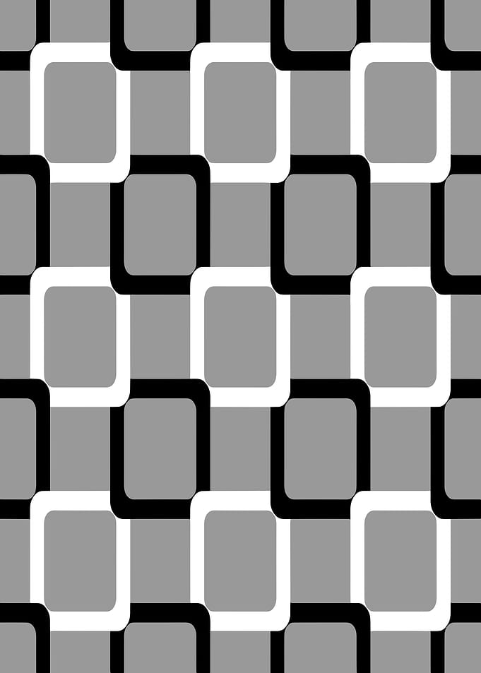 Abstract Geometric Pattern with Rounded Squares