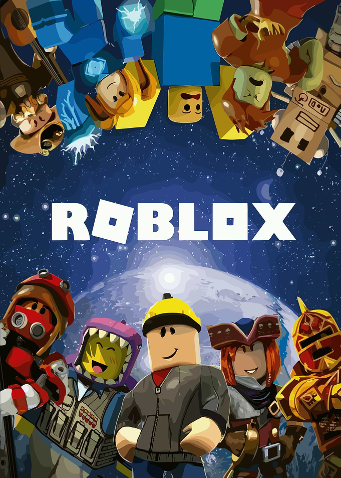 Roblox Characters in Space