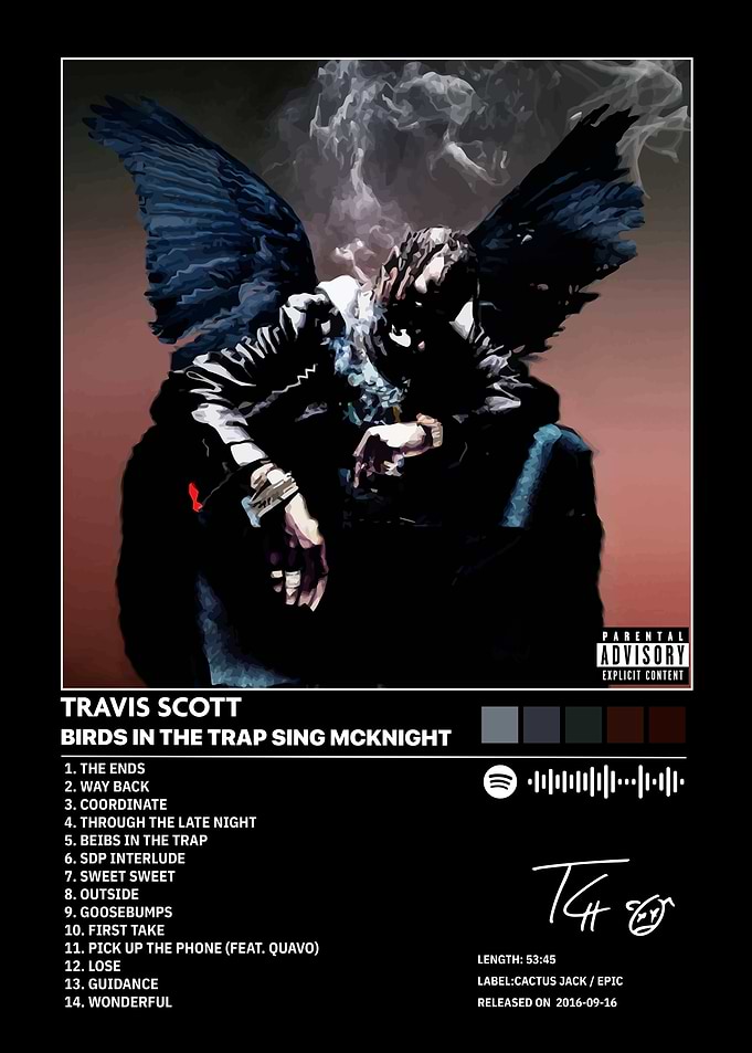 Travis Scott - Birds in the Trap album cover