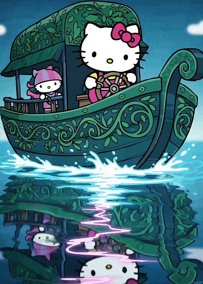 Hello Kitty boat