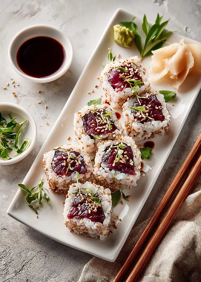 Tuna Sushi Roll Platter