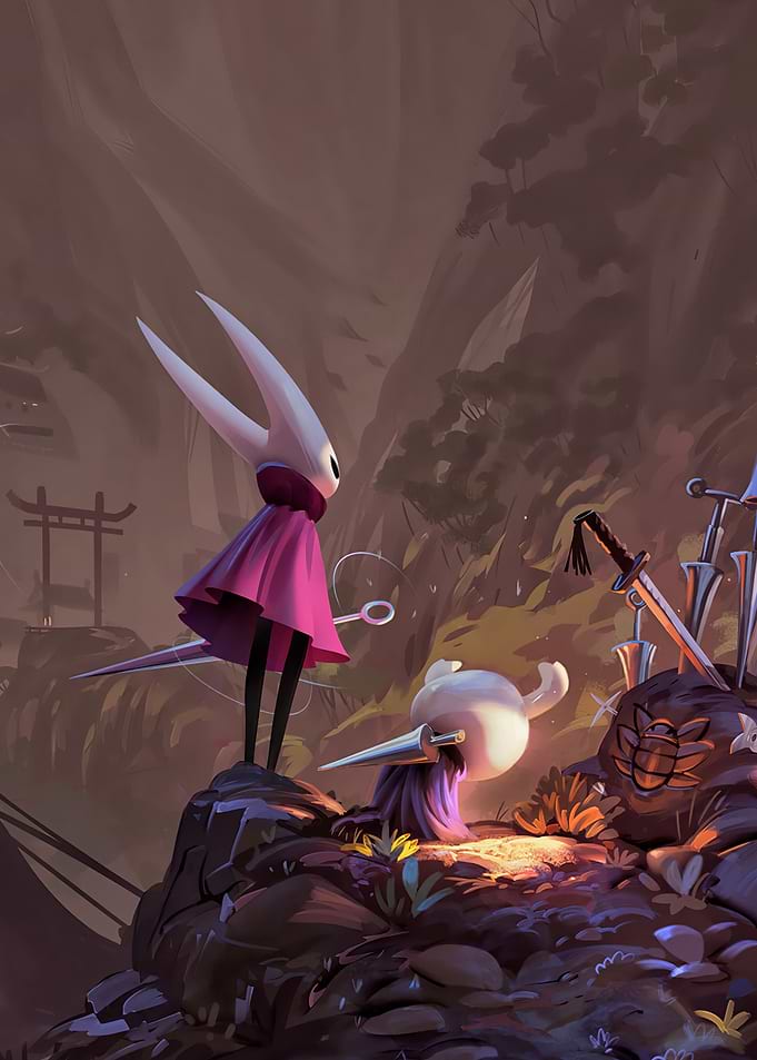 Hollow Knight: Hornet and The Knight