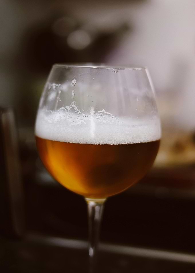 Beer in a glass