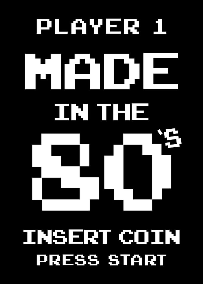 Made in the 80s Retro Gaming