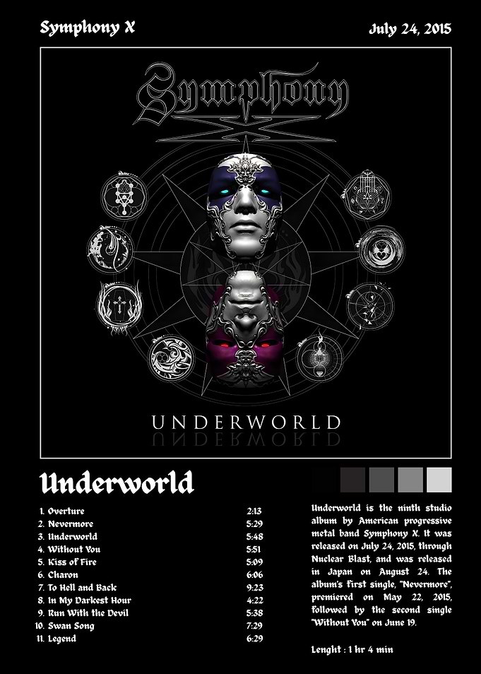 Symphony X - Underworld Album Cover