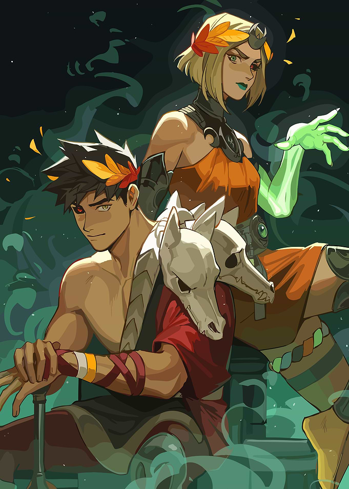 Hades and Persephone Illustration