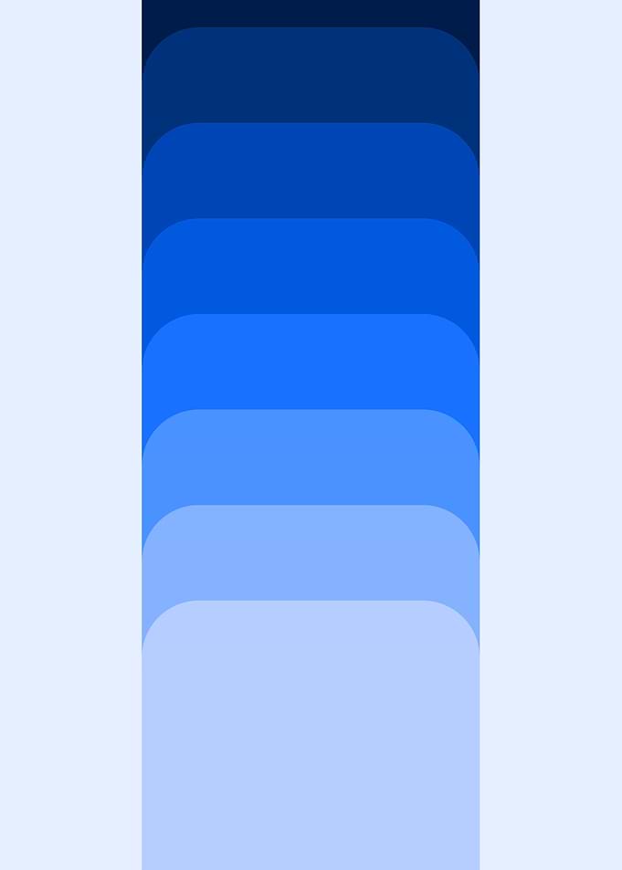 Blue Gradient Rounded Rectangles