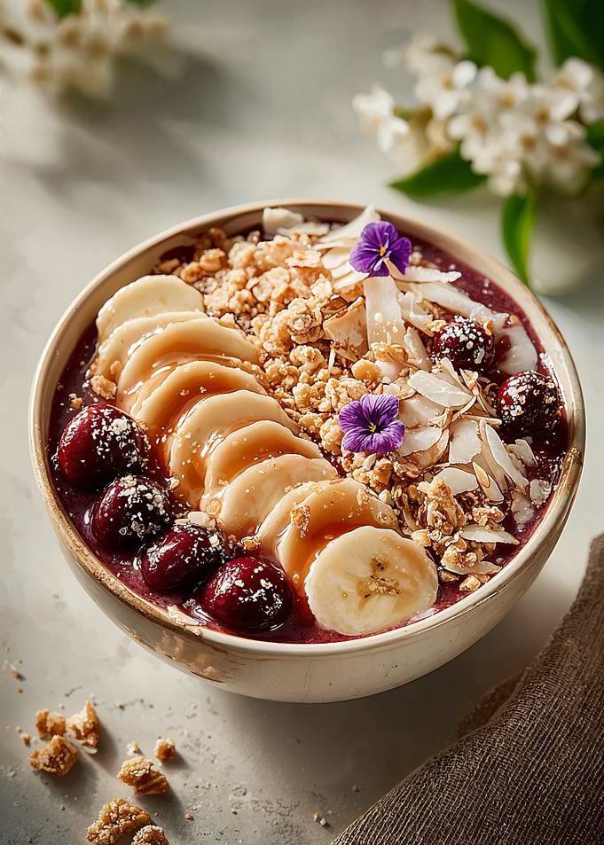 Acai Bowl with Fruit and Granola