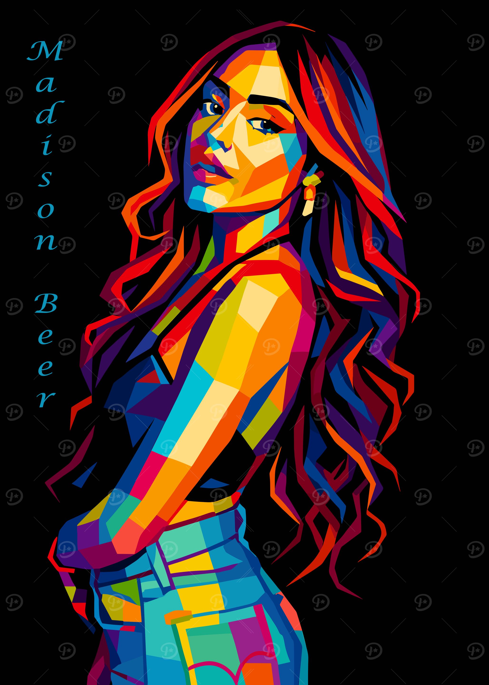 Madison Beer Pop Art Portrait