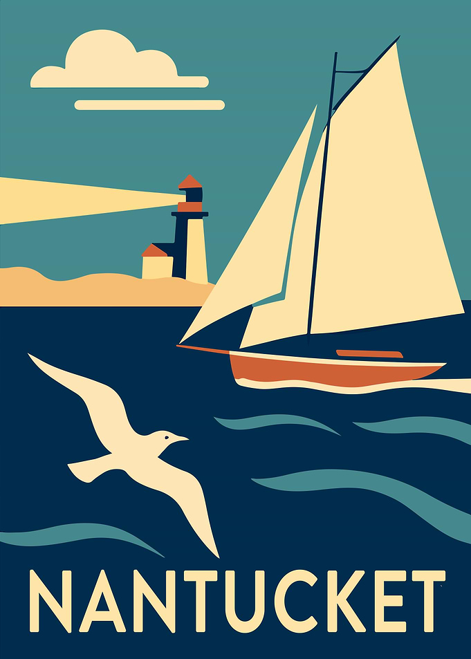 Nantucket Travel Poster
